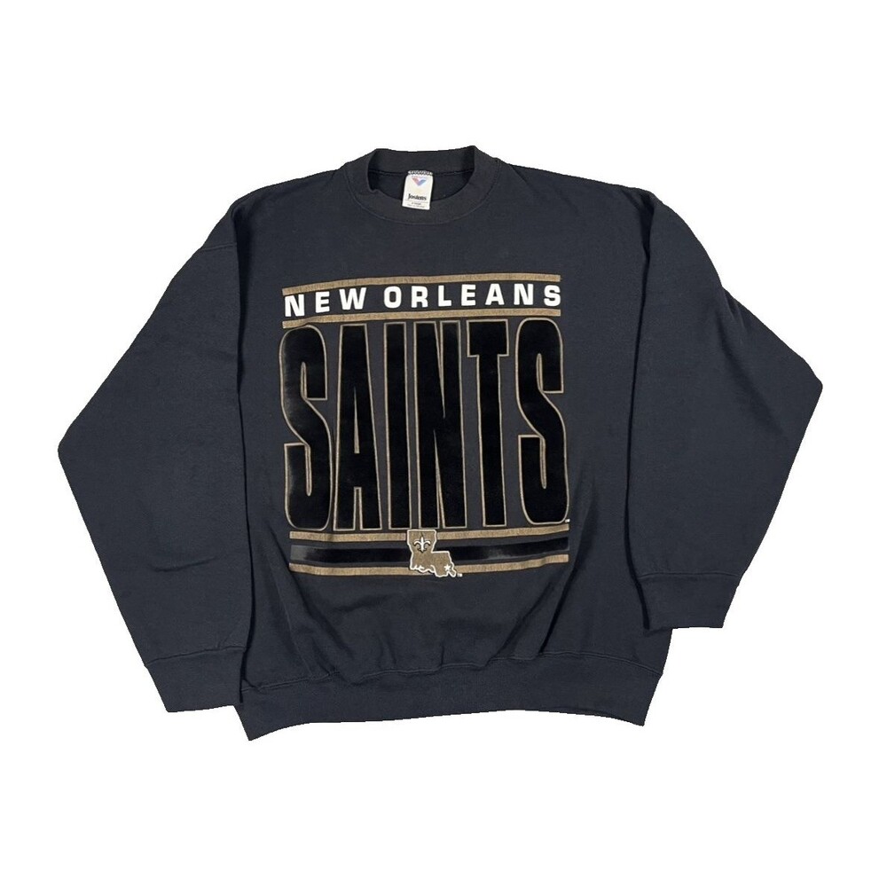 VTG 80s 90s New Orleans Saints Football Crewneck Sweatshirt Mens XL Jostens USA